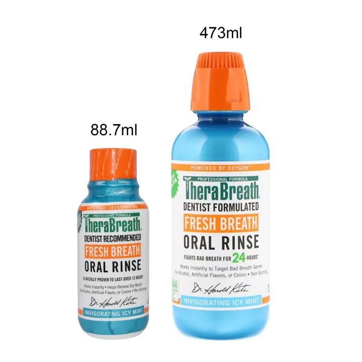 [PREORDER] FRESH BREATH ORAL RINSE INVIGORATING ICY MINT FLAVOR BY