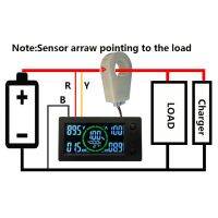 【LZ】☎◊❍  Monitor de bateria digital com Bluetooth App Coulomb Tester voltímetro amperímetro capacidade de potência Ah Voltage Meter DC 0-300V 400A Hall