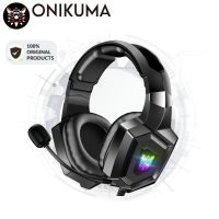 ไฟ LED พร้อมไมโครโฟน Headphone Gaming สเตอริโอแบบมีสาย ONIKUMA สำหรับชุดหูฟังสำหรับนักเล่นเกม