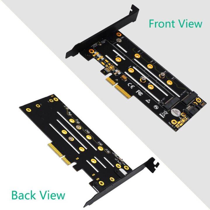 อะแดปเตอร์-m2ไรเซอร์การ์ด-pcie-ไปการ์ดตัวขยาย-pci-e-x4-3-0เมตร2-ssd-sata-nvme-โปรโตคอลอะแดปเตอร์-ssd-คีย์-m-b-พร้อมอะแดปเตอร์-fjk3825ฮีทซิงค์2ชิ้น