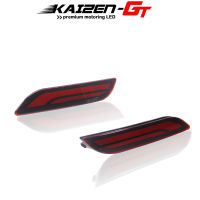 20212PCS ed Red Lens Full LED Rear Fog Lamps Bumper Reflector Tail &amp; Brake Stop &amp; Turn Signal Lights For 2018-up Toyota Camry