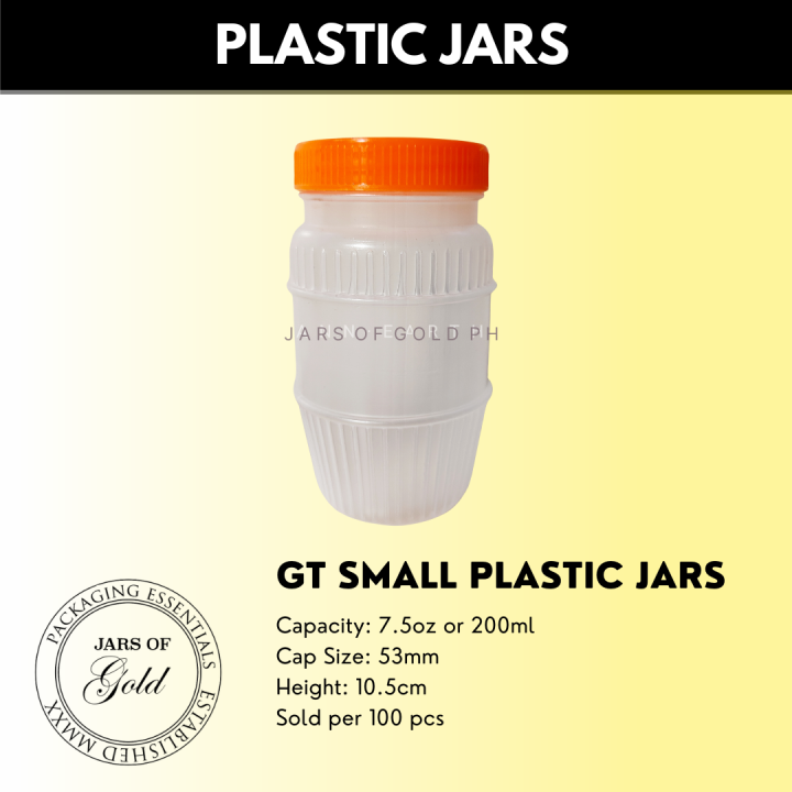 Plastic Peanut Butter Jar SMALL 220ml / Pickle Jar / Plastic Container