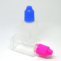 50pcs Square Empty 30ml PET Plastic Dropper Bottles with Childproof Caps Clear Hard Bottle