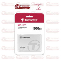 SSD225S SATA III 500GB : Transcend -รับประกัน 3 ปี หรือ รับประกัน ไม่เกิน 180 Terabytes Written (TBW)มีใบกำกับภาษี