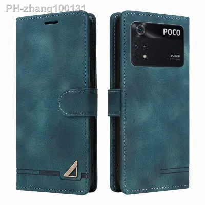 For Poco X4 Pro 5G Case Flip Wallet Magnetic Cover For Xiaomi Poco X4 GT Luxury Leather Phone Cases Poco X4 Pro Book Case
