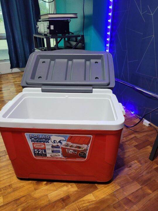Zooey COOLER BOX Polar Ice Box Chest Insulated Cooler Ice Box Large 52