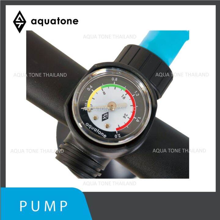 aqua-tone-hand-pump-double-action-ปั๊มสูบลมสำหรับบอร์ดยืนพาย-isup-stand-up-paddle-board-กีฬาทางน้ำ-water-sport-อุปกรณ์ท่องเที่ยว-outdoor