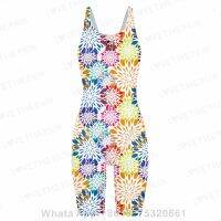 Love The Pain Kids Girls Sleeveless Swimming Jumpsuits Print Interesting Back Swimwear Knee Length Swimwear Beach Wear Bikini