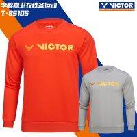 เสื้อสเวตเตอร์แบดมินตัน VICTOR 85105 Li Zijia Victor Victory ของแท้ฤดูใบไม้ร่วงและฤดูหนาวกีฬาแห้งเร็วสำหรับผู้ชายและผู้หญิง