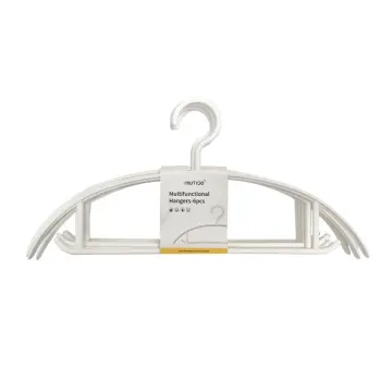 Miutiso 10pcs Plastic Hanger Heavy Duty Clothes Hangers Idael For