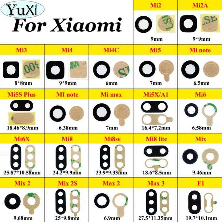 yuxi-เคส-xiaomi-mi-5x-mi5x-2-2a-3-4-4c-5-6-8-8se-8-lite-8-lite-8-lite-5s-plus-6x-เคสเลนส์กระจกกล้องหลังมิกซ์แมกซ์-mi-note-5ชิ้น