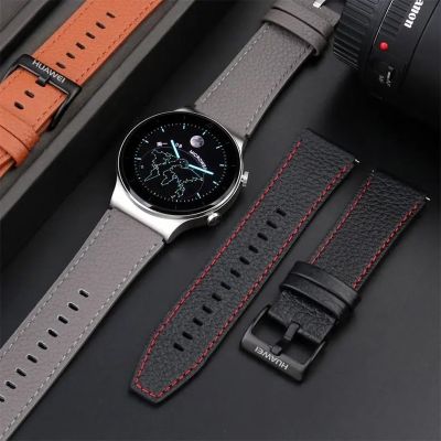 22mm Leather Original Watchband For HUAWEI Watch GT 2 46mm High-quality Strap For Huawei GT2 Pro GT2E Replace Bracelet GT Band