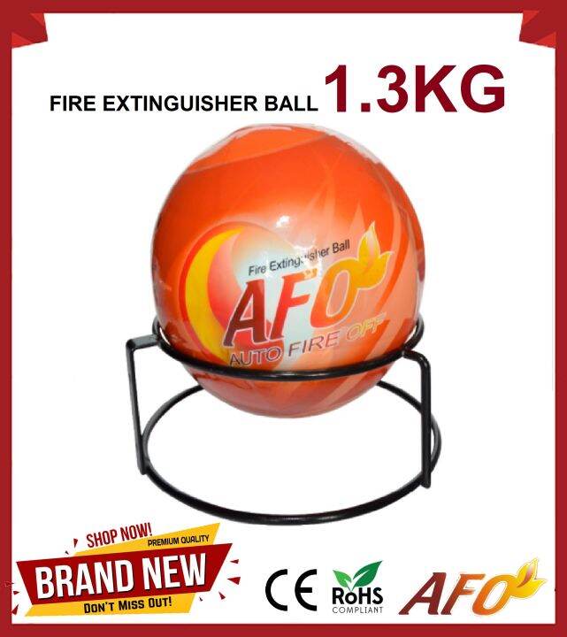 Fire Extinguisher Ball AFO 1.3kg with Free Rack Lazada PH
