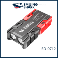 Original SmilingShark ไฟฉาย SD-0712ไฟฉาย Led Type-C แบบชาร์จไฟได้18650ไฟฉายขนาดเล็กแบบพกพา Super Bright ไฟทำงานกันน้ำในครัวเรือนโคมไฟฉุกเฉินหอพักนักเรียนซ่อมรถกลางแจ้งตกปลาเดินป่าสุนัขโคมไฟเดิน