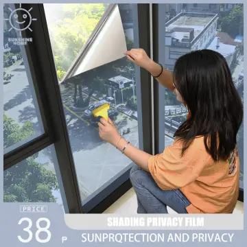 1% Privacy Heavy Twin Sided Mirror Silver Reflective Window Film