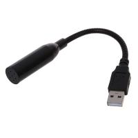 Mini USB Microphone for Macbook Mac PC Skype MSN Desktop Easy Computer Laptop Black