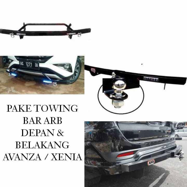 PAKET TOWING BAR ARB / BUMPER DEPAN + BELAKANG AVANZA / XENIA Lazada