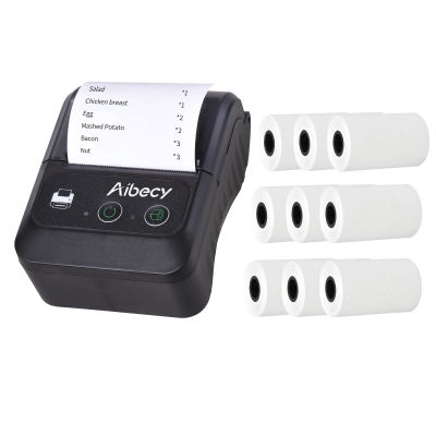 Portable Wireless Label Printer 58mm Bluetooth-compatible Thermal Printer Label Maker for Store Shipping Mini Label Printer