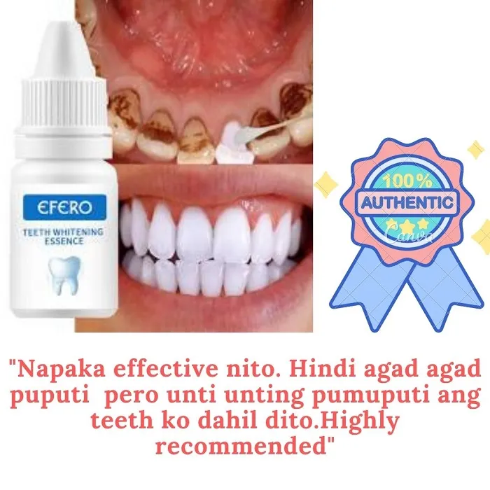 ORIGINAL🔥 EFERO Teeth Whitening Serum Gel Dental Oral Hygiene Effective