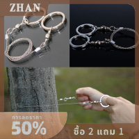 ZHAN เลื่อยลวดเหล็กสำหรับเอาตัวรอดในกรณีฉุกเฉินใหม่สำหรับตั้งแคมป์เดินป่าล่าสัตว์ปีนเขา