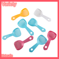 Variety ✨Hot Sale✨ Hamster litter Scoop ของแข็งสีพลาสติกหนูแฮมสเตอร์ scooper ขนาดเล็ก PET litter Scoop