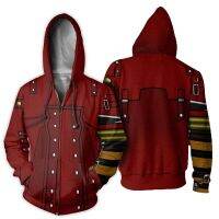 （ใหม่）อะนิเมะใหม่ Trigun Vash แสตมป์เครื่องแต่งกายคอสเพลย์เสื้อยืดถนนกีฬาวัยรุ่นซิป H Oodies กีฬาแจ็คเก็ตคลุมด้วยผ้าด้านบน