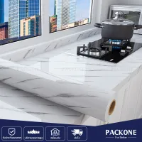 โปรโมชั่น Flash Sale : PACKONE 0.6X3/5ม วอลเปเปอร์ผนัง สติ๊กเกอร์ ติดครัว สติ๊กเกอร์ติดครัว วอลเปเปอร์ลายหินอ่อน มีกาว แบบกันน้ำ กันน้ำมัน ตกแต่งบ้าน เฟอร์นิเจอ0