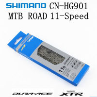 Shimano 105 Hg901 11จักรยานความเร็วโซ่-Super แคบ-HYPERGLIDE-SIL-TEC-Mtb โซ่รถจักรยานถนน116l Quick Link