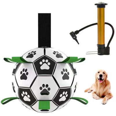 Dog Accessories Dog Toys Interactive Outdoor Dog Training Toys with Grab Tabs Pet Bite Chew Toy for Medium Dogs Football Toys