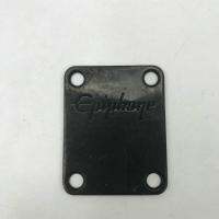 【CW】 electric guitar neck plate Metal black for EPI with series No.on