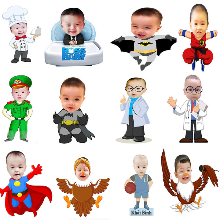 Lịch sử giá Hình chibi trang trí sinh nhật cho bé cập nhật 82023  BeeCost