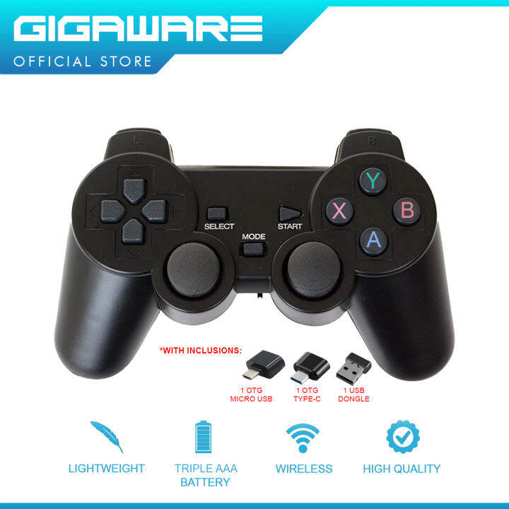 Gigaware 2.4 GHz Wireless Controller with 3 Dongles | Lazada PH