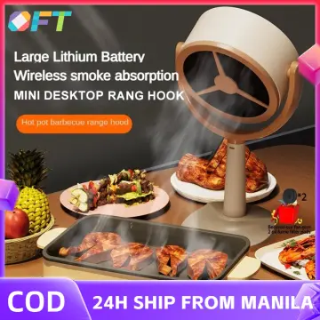 Desktop Range Hood Extractor Exhaust Portable USB Charging