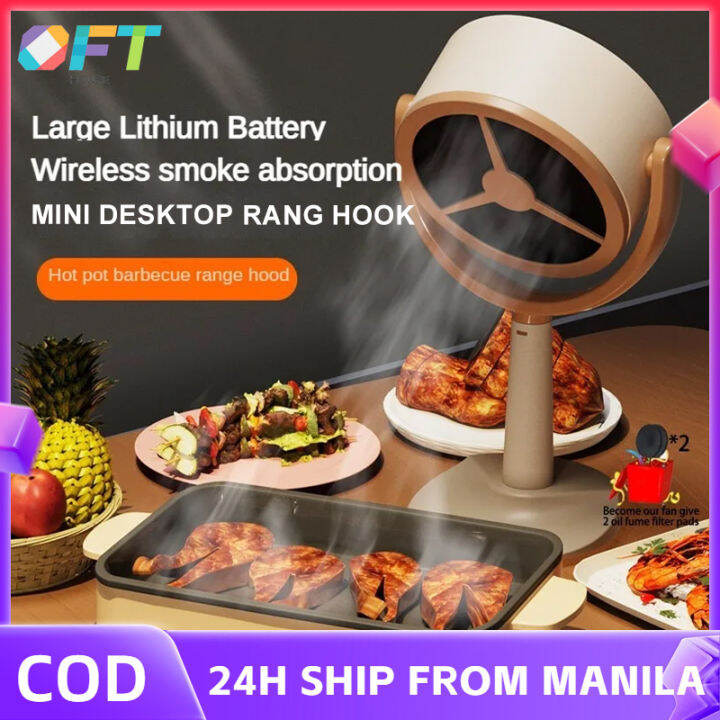 Desktop Range Hood Portable Mini Kitchen Hood plug in Kitchen Extractor
