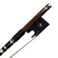 [COD] 4/4 Pernambuco Violin Bow OCTAGONA/round Stick Horsehair Screw Ebony Frog