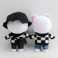 Cute Mini 20cm Korean Idol Doll Plush Toy Clothes Soft Animal Dolls Clothes Dolls Sweater Kids Toy Gifts Dolls Accessories