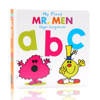 Mr. Qi and miss Miao Series Mr men my first Mr men ABC Mr. Qi takes you to learn ABC English original picture book and childrens Enlightenment English learning picture book cardboard