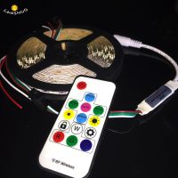 【♘COD Free Cas♘】 uylexs Ws2811/Ws2812b ควบคุม Rf 5V/12V 14คีย์นำระยะไกลสำหรับ Rgb โมดูล Led Strip มินิ300ชนิดเปลี่ยนสำหรับแถบไฟ Led 2812