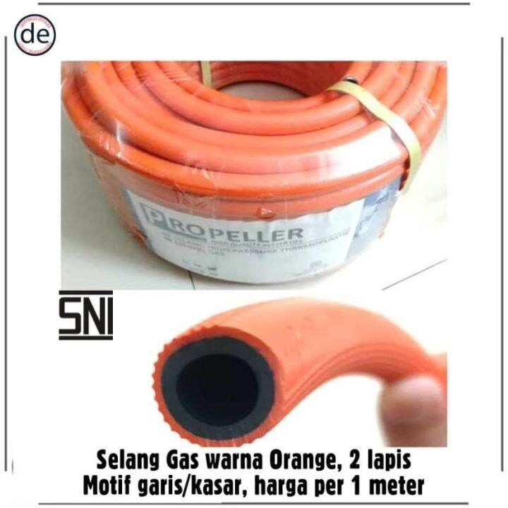 Selang Gas Propeller Orange Lapis Selang Gas Tekanan Tinggi Harga Per Meter Lazada Indonesia