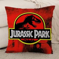 {fabric sofa}ปลอกหมอน Jurassic Park เบาะหมอนอิงปลอกหมอนสำหรับหมอนหนุนผ้ากำมะหยี่ขนาด45X45ตกแต่ง45X45บอดี้โฮม