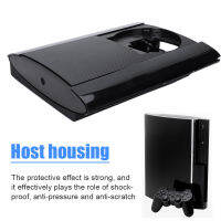 Complete Housing Shell Case Full Kit เกมคอนโซลกรณีอุปกรณ์เสริมสำหรับเล่นเกมใหม่สีดำพร้อมสกรูสำหรับ PS3 Super Slim 4K 4000