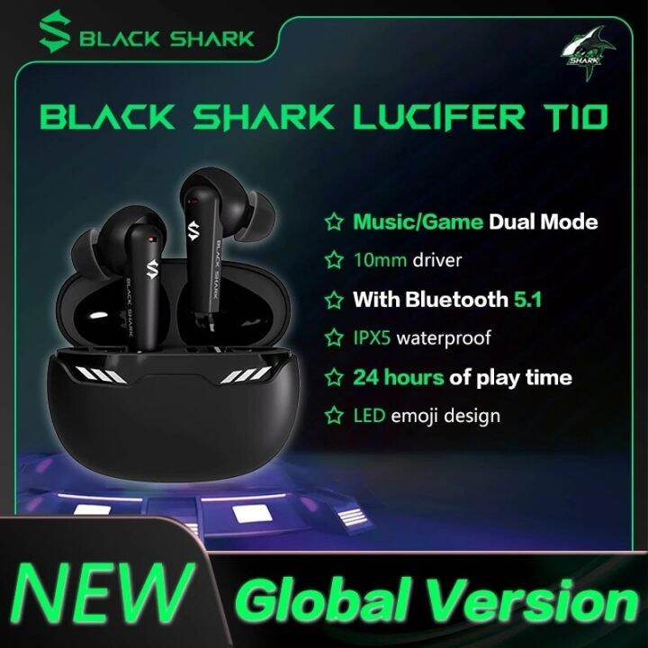 Black Shark Lucifer T10 Wireless Earbuds Black Shark T10 True Wireless ...