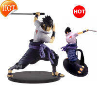 คลังสินค้าพร้อมตัวละครอนิเมะสุดเท่18Cm,ตัวการ์ตูนแบบ Banpresto Naruto Shippuden Vibration Stars Uchida Sasuke II ของขวัญสำหรับเด็กผู้ใหญ่