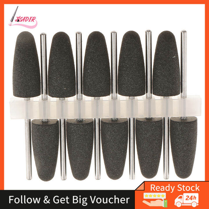 JISADER 10 Pieces Dental Resin Base Acrylic Polishing Burs Rotary Drill
