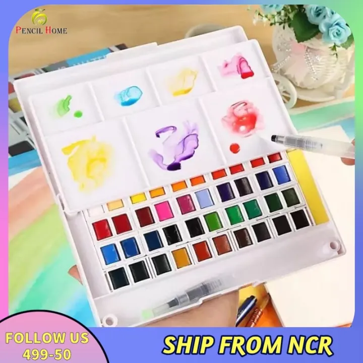 dropc Superior Solid Watercolor Paint Set Beginner's Watercolor