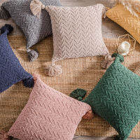 【NEW】【Penghantaran Privasi Tinggi】 Ace Same Chenille ided Pillow Throw Pillowcase Home Soft Decoration Accessories without Core