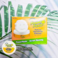 ฟองน้ำอเนกประสงค์ พร้อมน้ำยาขจัดคราบ Power Paste Natural Household Cleanser, Light Citrus Scent, PowerPaste + Scrub Mommy  (Scrub Daddy®)