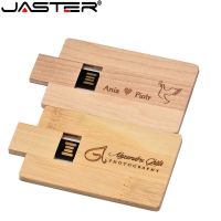 JASTER Bamboo and Wood Redwood LOGO customized wood pendrive card model usb flash drive memory stick 4GB 8GB 16G 32GB 64GB