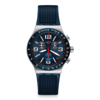 นาฬิกา Swatch Chronograph BLUE GRID YVS454