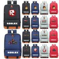 Unisex Roblox Backpack Kids School Bag Students Boys Bookbag Handbags Travelbag Boy Girl Fans Birthday Gifts